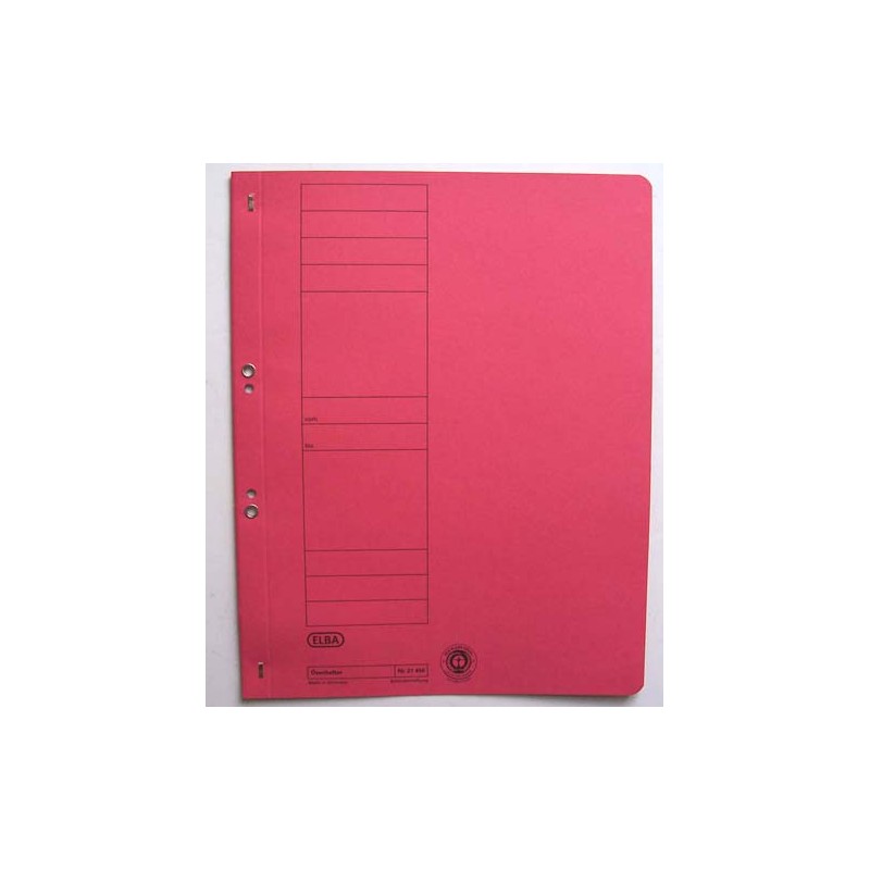 Skoroszyt Oczkowy Cały 21450 Elba Czerwony